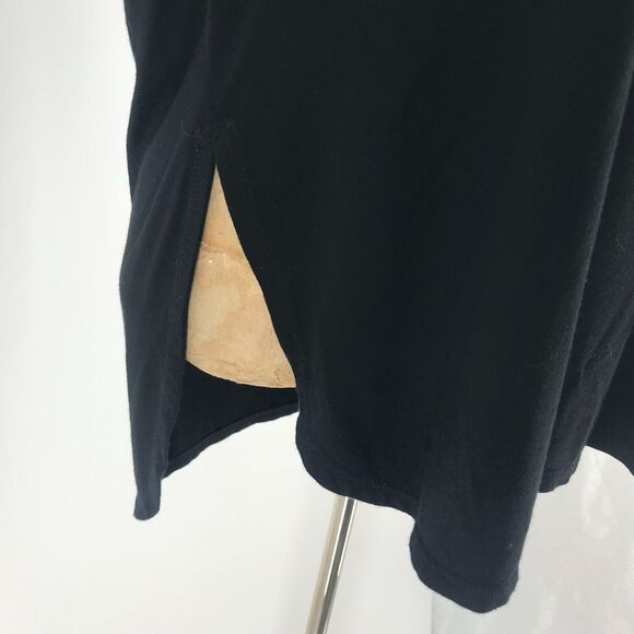 Club Monaco Top Womens Medium Black Scoop Neck 3/4 Sleeve Pullover Stretch - Picture 4 of 11